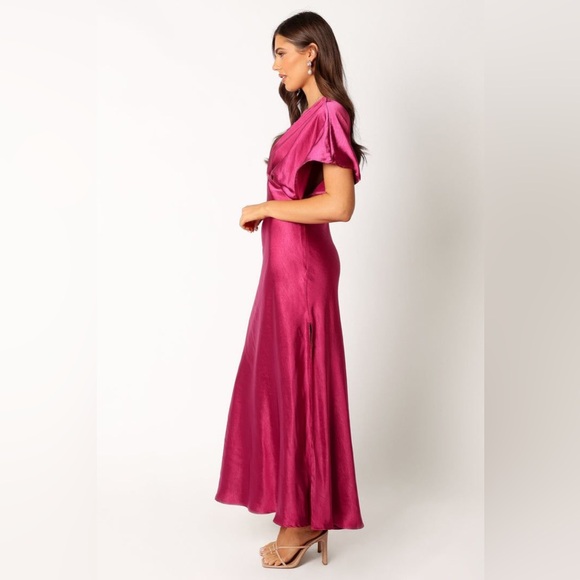 Petal & Pup Ricki Maxi Dress in Magenta-NWT - Picture 4 of 9